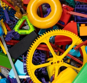 plastic toy parts