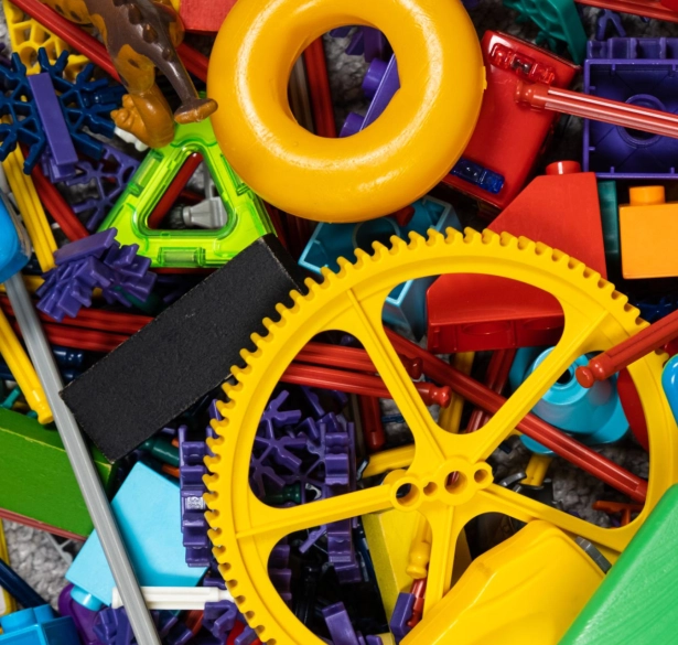 plastic toy parts